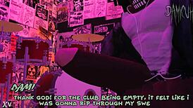 Dami Dances Wildly in Nightclub Lights