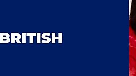 Gorgeous British teen with long hair and big ass teases in lingerie before deepthroating BBC and swallowing facial cumshot