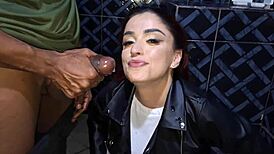 Wife Flashes Stranger in Bar Bathroom for Cuckold Husband's Humiliating Watch