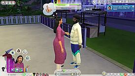 Neighbors sneak shameless outdoor fuck in public without getting caught by anyone nearby