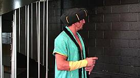 Jessica Lynn Blonde Genie Masturbates on Magical Couch in Heels