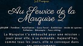 wanna serve the french marquise? femdom joi humiliation audio porn commands you