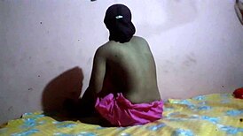 i caught my best friend chilling naked on bed saggy tits curvy body