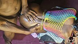 Heavy african bbc secretly plows juicy bubble butt pt2