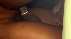 creamy ebony milf mom takes stepson doggystyle with huge tits big ass spanking in bedroom