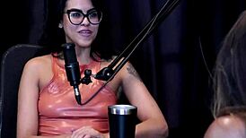 kaliente couple's hottest podcast prelims with bia hot tease lingerie and domination play