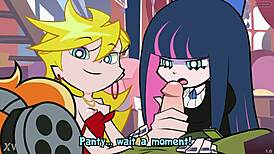 whoops, flashing my stockings garter panties in comic mini loops gets me so wet.