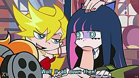 whoops, flashing my stockings garter panties in comic mini loops gets me so wet.