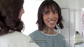 nurses turn doctors office into wild anal gangbang with toys speculum roleplay