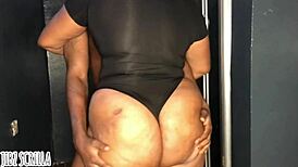 juicy chubby big ass lady takes massive black cock doggystyle from royal cocky king