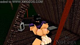 roblox dude sneaks tent fuck with hottie amid camping chaos