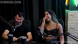 kaliente couple's hottest podcast prelims with bia hot tease lingerie and domination play