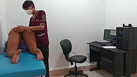 Perverted Doctor Pounds Horny 18-Year-Old Teen's Tight Pussy in Hospital