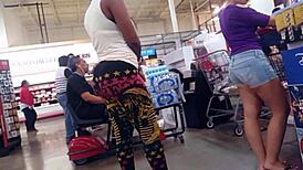 i cant stop staring at these busty leggings girls