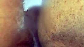 big pussy married woman gets wrecked by black lover's huge cock closeup