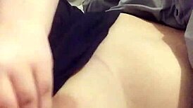 exploring her emo goth boobs and perky nipples up close