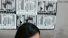 i take my wife out clubbing so she gets anal creampie and pussy cum then i eat her used holes