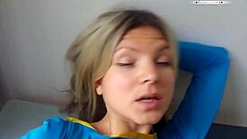 yo small titted blonde gina gerson rides mugur's big cock like a superwoman in homemade interview