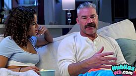 Family Girl's Free Smash Pass Ignites Stepdad Passion