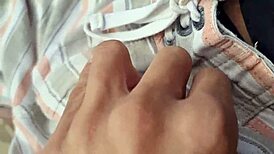 dogging on beach with tinder stud POUNDS my athletic brunette ass