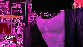 Dami Dances Wildly in Nightclub Lights