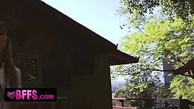 um naughty camp counselors fingering teens outside orgy got so wild