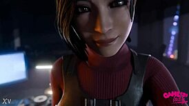 ADA WONG MONSTER HANDJOB ANIMATION CLOSEUP WITH LEON!