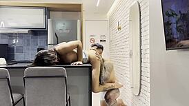 deixou meu cuzinho bem molhadoo e meteu gostoso a pica em mim anal ride