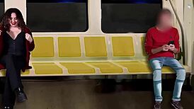 Wife Jerks Stranger On Train Hubby Films Thrill