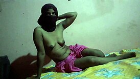 i caught my best friend chilling naked on bed saggy tits curvy body