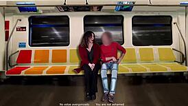 Wife Jerks Stranger On Train Hubby Films Thrill