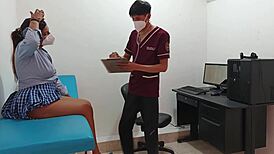 Perverted Doctor Pounds Horny 18-Year-Old Teen's Tight Pussy in Hospital