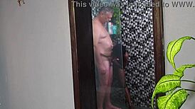 morning shower sex rocks she makes me lick her juicy pussy after i cum inside