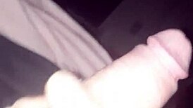 Freshly shaved huge cock throbs hard ready to fuck