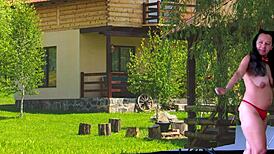 Monster Cock Handjob in Garden with Devil Agarabas Olpr