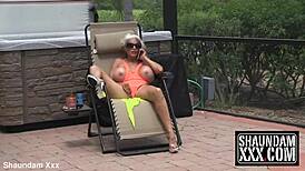 Sally Deangelo Takes Massive Black Cock Creampie From Gators