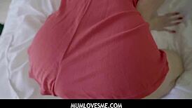 Wrex Oliver caught jerking on stepmom Dava Foxx bed, bangs her milf pussy hard