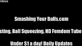 Feel My Heel Crush Your Balls Until They Beg for Mercy, Slave