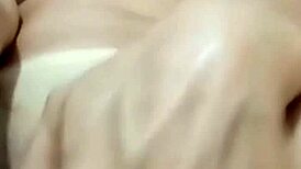 married woman tempts lover with slow sensual zap masturbation display