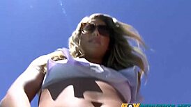 blonde petite perky carter cruise ready to fuck your cock pov oiled hairy tits and swallow every drop?!