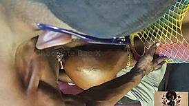 Heavy african bbc secretly plows juicy bubble butt pt2