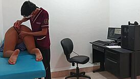 Perverted Doctor Pounds Horny 18-Year-Old Teen's Tight Pussy in Hospital