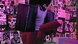 Dami Dances Wildly in Nightclub Lights