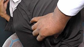 Muslim Afrodita Kweme's Small Waist Takes BBC Creampie Therapy