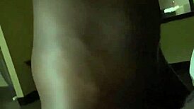 ebony bbw squirts huge in slow mo closeup cumshot on natural big tits shaved pussy