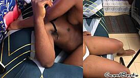 Newlyweds fuck monster cock hard missionary rough first night