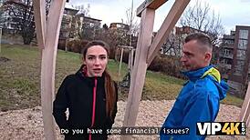 Vip4k. Jogging Turns Into Hot Pickup Sex With Cuckold Stranger