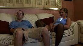 fuck this sexy blonde milf mom deepthroat monster cock till facial cumshot!