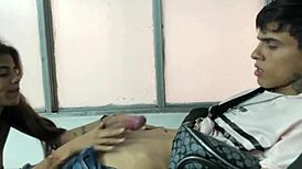 unplanned bed share with stepsister turns into unexpected interracial latina heat