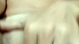 married woman tempts lover with slow sensual zap masturbation display